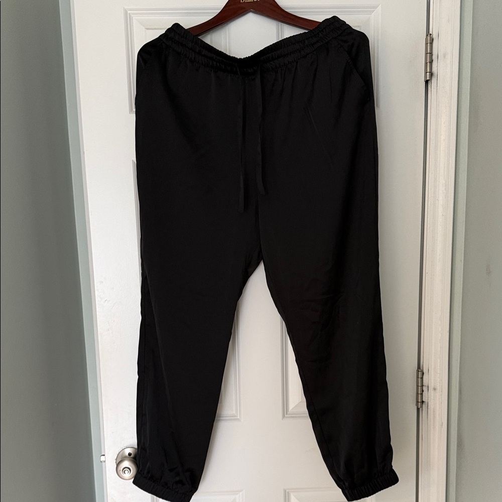Prologue Women’s Black Satin Joggers